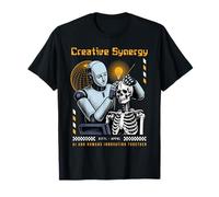 Sci Fi Creative Synergy AI Humans Innovating Together T-Shirt