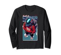 Sci Fi Cyber 3000 Headhunter 01 Class My Cat Long Sleeve T-Shirt
