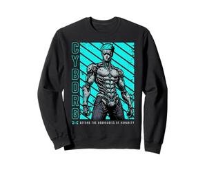 Sci Fi Cyborg Beyond The Boundaries Of Humanity Sweatshirt
