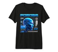 Sci Fi Future EVA 02 Artificial Intelligence Mirror Humanity Premium T-Shirt