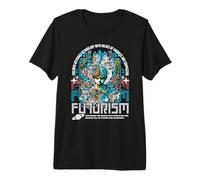 Sci Fi Futurism Children Integrate Technology Premium T-Shirt