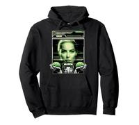 Sci Fi Glitch Critical Error Cyberpunk AI Pullover Hoodie