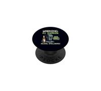 Sci-Fi Humor A.I. Override Alcohol Intelligence Robot Beer PopSockets Adhesive PopGrip