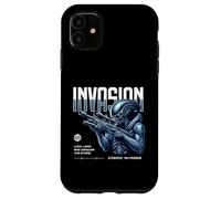 Sci Fi Invasion Cosmic Invader Lock Load Conquer The Stars Case for iPhone 11