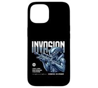 Sci Fi Invasion Cosmic Invader Lock Load Conquer The Stars Case for iPhone 15