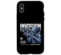 Sci Fi Invasion Cosmic Invader Lock Load Conquer The Stars Case for iPhone X/XS