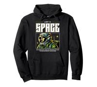 Sci Fi Lost In Space Exploring New Worlds Astronaut Pullover Hoodie