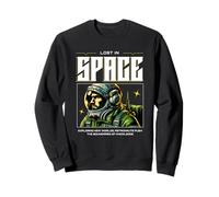 Sci Fi Lost In Space Exploring New Worlds Astronaut Sweatshirt