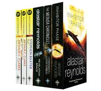 Sci-Fi Masterpieces by Arthur C. Clarke, Stephen Baxter & Alastair Reynolds - Space Exploration, Survival & Cosmic Discoveries in Fountains of Paradise, Raft, Revelation Space & More (6-Book Set)