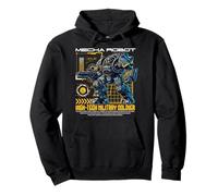 Sci Fi Mecha Robot High Tech Military Soldier Pullover Hoodie