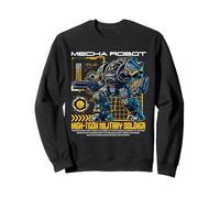 Sci Fi Mecha Robot High Tech Military Soldier Sweatshirt