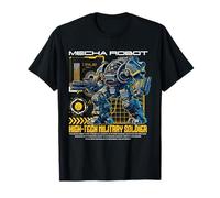 Sci Fi Mecha Robot High Tech Military Soldier T-Shirt
