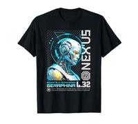 Sci Fi Nexus Seraphina L32 Humanoid Android T-Shirt