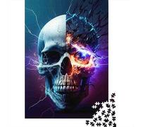 Sci Fi Night Sky 1000 Piece Jigsaw Puzzle Paper for Adults Neon Lights Jigsaw Puzzle for Family Relaxing Focus Gift 70x50cm/1000pcs