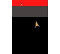 Sci-Fi Notebook: 100 Page Star Fleet Themed Ensign's Journal. Red, Grey over Black