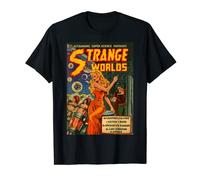 Sci Fi Pin Up Girl Science Fiction Vintage Horror Comic Book T-Shirt