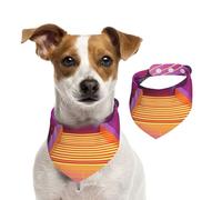 Sci Fi Planet Cotton Dog Bandanas - Washable Cotton Handkerchief Scarf Triangle Bandana for Small Medium Large Dog,Cat, Black