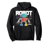 Sci Fi Robot Fuelled By Code Driven By Logic Pullover Hoodie