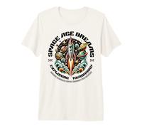 Sci Fi Space Age Dreams Exploring Tomorrow Premium T-Shirt