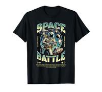 Sci Fi Space Battle Galactic Warfare Astronaut T-Shirt