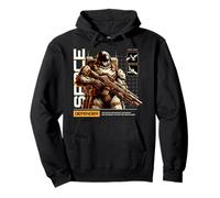 Sci Fi Space Defender The Battle For Survival Pullover Hoodie