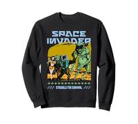 Sci Fi Space Invader Struggle For Survival Retro Sweatshirt