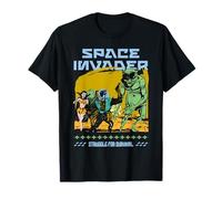 Sci Fi Space Invader Struggle for Survival Retro T-Shirt