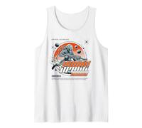 Sci Fi Space Invasion Alien Warrior Future Battle Tank Top