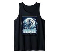 Sci Fi Space Run Run But You Cannot Hide Astronaut Tank Top