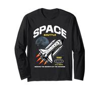 Sci Fi Space Shuttle Seeking The Secrets of Universe 1990 Long Sleeve T-Shirt