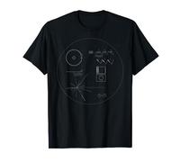 Sci-Fi Space Tourism: Voyager Golden Record T-Shirt