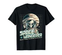 Sci Fi Space Wanderer Relax Among The Stars Alien Style T-Shirt