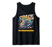 Sci Fi Space War Amidst The Endless Void of The Cosmos Tank Top