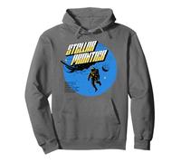 Sci Fi Stellar Frontier Space Astronaut Journey Pullover Hoodie