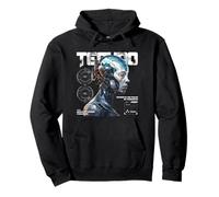 Sci Fi Techno Is The Pulse Of Progress Evolution Pullover Hoodie