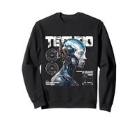 Sci Fi Techno Is The Pulse Of Progress Evolution Sweatshirt