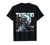 Sci Fi Techno is The Pulse of Progress Evolution T-Shirt