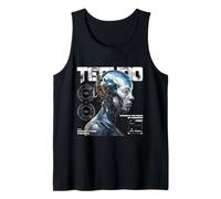 Sci Fi Techno is The Pulse of Progress Evolution Tank Top