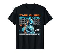 Sci Fi The Alien Space Girl Universe Mystery and Wonder T-Shirt