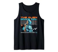 Sci Fi The Alien Space Girl Universe Mystery and Wonder Tank Top