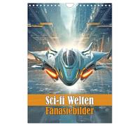 Sci-fi worlds - fantasy images UK-Version (Wall Calendar 2026 DIN A4 Portrait), CALVENDO 12 Month Wall Calendar