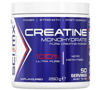 SCI-MX Creatine Monohydrate - 250g - Unflavoured - Suitable for Vegetarians + Vegans