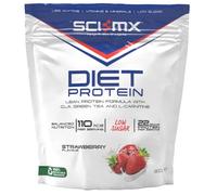 SCI-MX Diet Whey Protein Powder + Vitamins & Green Tea, CLA & L-Carnitine - Strawberry • Low Sugar • 22g Protein + 110 Calories per Serving • 800g