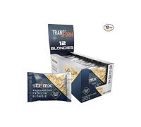 SCI-MX High Protein White Choc Chip Blondie Box - 20g protein, 2g sugar + 259 calories per blondie - Pack of 12 x 65 g - Low Sugar