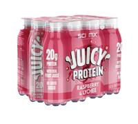 SCI-MX Juicy Protein Drinks- Raspberry & Lychee 12 pack