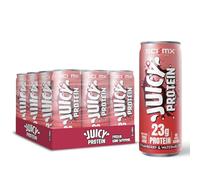 SCI-MX Juicy Protein Sparkling Protein Water with 23g Protein • Strawberry & Watermelon Flavour • 330ml x 12 • High Protein Sparkling Drink • Low Calorie & No Added Sugar • Made with UK Spring Water