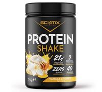 SCI-MX Protein Shake • Vanilla + Honey Flavour • 1kg • 21g Protein per Serving • Vegan Protein Powder Made from Soy Isolate • Zero Sugar • 9 Essential Amino Acids • Plant-Based Formula