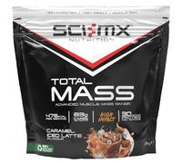 SCI-MX Total Mass - Advanced Muscle Mass Gainer Protein Powder - Muscle Growth & Weight Gain - Caramel Iced Latte • 32g Protein + 477 Calories per Serving • 2kg