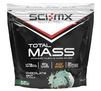SCI-MX Total Mass - Advanced Muscle Mass Gainer Protein Powder - Muscle Growth & Weight Gain - Chocolate Mint • 32g Protein + 473 Calories per Serving • 2kg