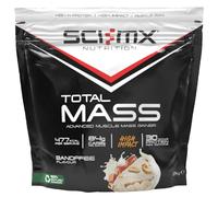 SCI-MX Total Mass • Mass Gainer Protein Powder • Banoffee Flavour • 2Kg